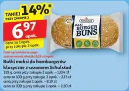 Bułki maksi do hamburgerów klasyczne z sezamem Schulstad