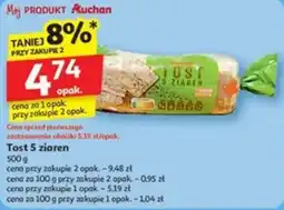 Auchan Tost 5 ziaren oferta