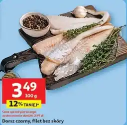 Auchan Dorsz czarny, filet bez skóry oferta