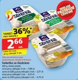 Auchan Sałatka ze śledziem Seko oferta