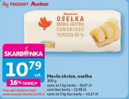 Auchan Masło ekstra, osełka Auchan oferta