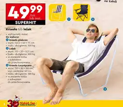Biedronka Krzesło turystyczne 50 x 82 80 cm oferta