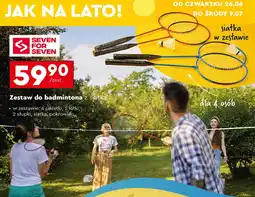 Biedronka Zestaw rakietki do badmintona Seven For 7 oferta