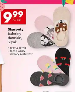 Biedronka Skarpetki balerinki bawełniane oferta