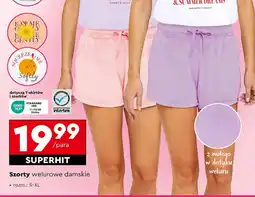 Biedronka Szorty welurowe damskie s-xl oferta