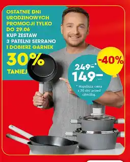 Biedronka Zestaw patelni serrano 20 cm + 24 28 Florina (Florentyna) oferta