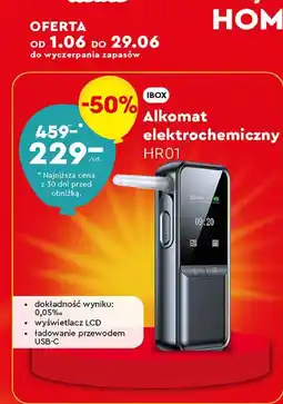 Biedronka Alkomat elektrochemiczny hr01 Ibox oferta