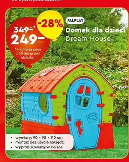 Biedronka Domek dla dzieci dream house 95 x 90 110 cm Palplay oferta