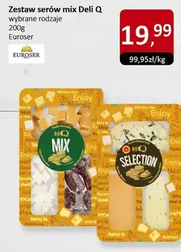 Market Point Zestaw mix deli Q ser gouda, mimolette, mini salami Euroser oferta