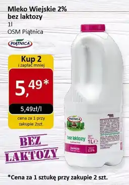 Market Point Mleko wiejskie 2% bez laktozy OSM Piątnica oferta