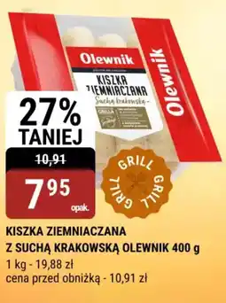 Kiszka ziemniaczana z suchą krakowską olewnik