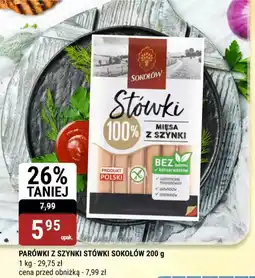 bi1 Parówki z szynki stówki sokołów oferta