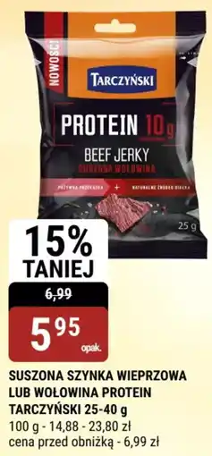 bi1 Suszona szynka wieprzowa / wołowina protein tarczyński oferta