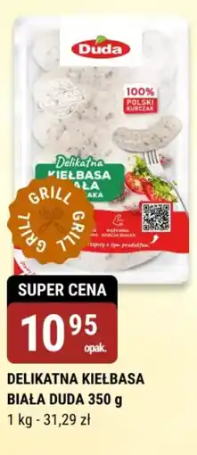 Delikatna kiełbasa biała duda