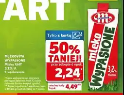 Kaufland Mleko 3.2% Mlekovita wypasione oferta