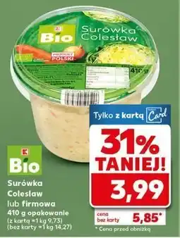 Kaufland Surówka firmowa K-classic bio oferta