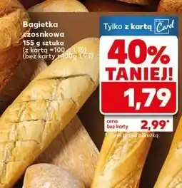 Kaufland Bagietka czosnkowa oferta