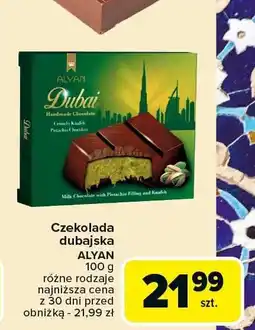 Carrefour Market Czekolada dubajska ALYAN oferta