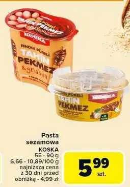 Carrefour Market Pasta sezamowa Koska tahini oferta
