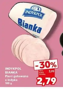 Kaufland Pierś z indyka gotowana bianka Indykpol oferta
