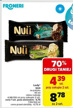 Carrefour Market Lody Nuii na patyku oferta