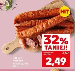 Kaufland Kiełbasa polska ekstra Gzella oferta