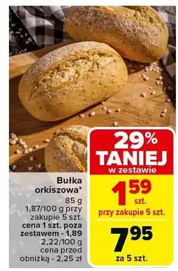 Carrefour Market Bułka orkiszowa Carrefour oferta