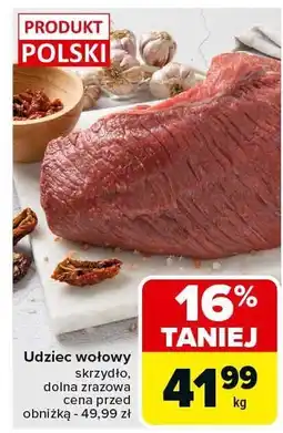 Carrefour Market Udziec wołowy Carrefour oferta