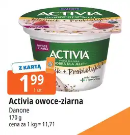 E.Leclerc Jogurt Activia owoce-ziarna Danone oferta