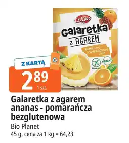 E.Leclerc Galaretka z agarem ananas-pomarańcza bezglutenowa Bio Planet oferta