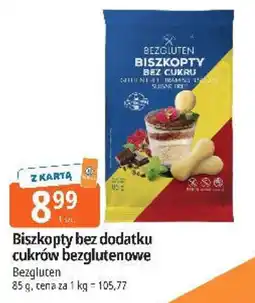 E.Leclerc Biszkopty bez dodatku cukrów bezglutenowe oferta