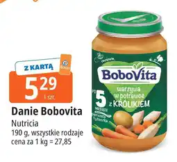 E.Leclerc Danie Bobovita warzywa w potrawce z królikiem Nutricia oferta