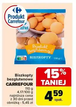 Carrefour Market Biszkopty bezglutenowe Carrefour oferta