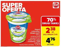 Carrefour Market Jogurt naturalny PRIMO ZOTT oferta