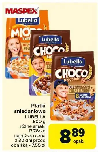 Carrefour Market Płatki śniadaniowe Lubella oferta