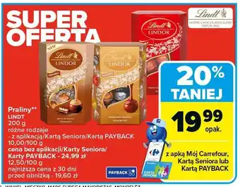Carrefour Market Praliny Lindt oferta