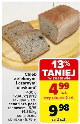 Carrefour Chleb z ziołowym i czarnymi ziarnami Carrefour oferta