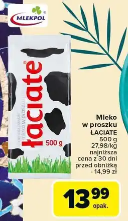 Carrefour Market Mleko w proszku Laciate oferta