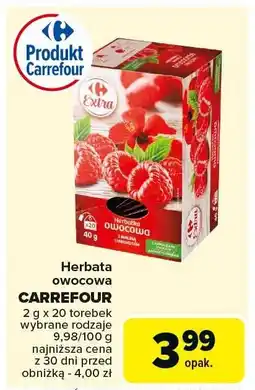 Carrefour Market Herbata owocowa Carrefour oferta
