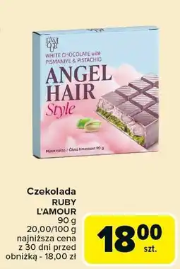 Carrefour Market Czekolada Ruby L'amour Angel Hair oferta