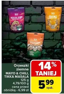 Carrefour Orzeszki ziemne Mayo & Chili, Tikka Masala Carrefour oferta