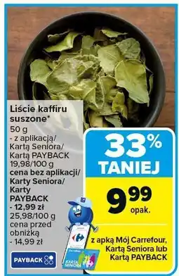 Carrefour Liście kaffiru suszone Carrefour oferta