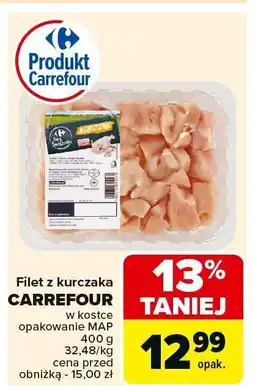 Carrefour Filet z kurczaka w kostce Carrefour oferta