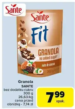 Carrefour Granola Sante Fit oferta