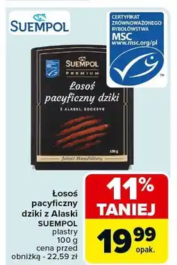 Carrefour Łosoś pacyficzny dziki z Alaski Suempol oferta