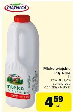 Carrefour Mleko wiejskie PIĄTNICA Piątnica oferta