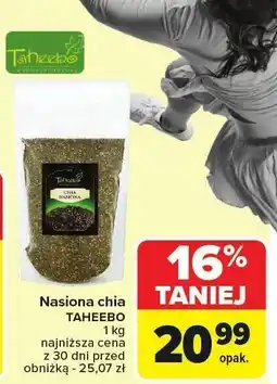 Carrefour Market Nasiona chia Taheebo oferta