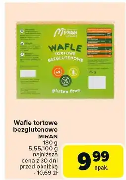 Carrefour Wafle tortowe bezglutenowe Miran oferta