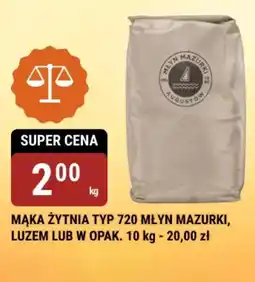 bi1 Mąka żytnia typ 720 młyn mazurki oferta