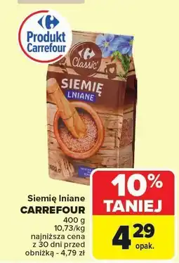 Carrefour Market Siemię lniane Carrefour Classic oferta